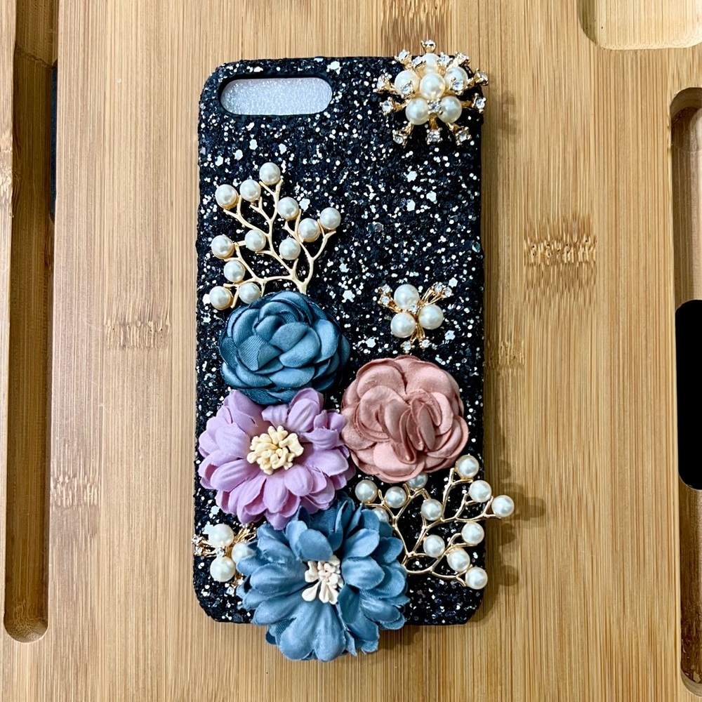 New Elegant Floral Case for iPhone 6 Plus, iPhone 7 Plus and iPhone 8 Plus